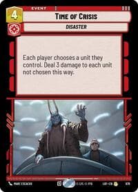 Time of Crisis (Foil) - Legends of the Force - Star Wars: Unlimited card