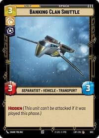 Banking Clan Shuttle (Foil) - Legends of the Force - Star Wars: Unlimited card
