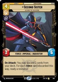 Second Sister - Seeking the Holocron (Foil) - Legends of the Force - Star Wars: Unlimited card