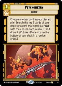Psychometry (Foil) - Legends of the Force - Star Wars: Unlimited card
