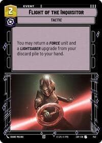Flight of the Inquisitor (Foil) - Legends of the Force - Star Wars: Unlimited card