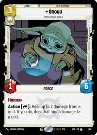 Grogu - Mysterious Child (Foil) - Legends of the Force - Star Wars: Unlimited card