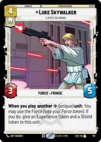 Luke Skywalker - A Hero's Beginning (Foil) - Legends of the Force - Star Wars: Unlimited card