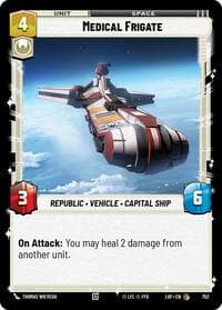 Medical Frigate (Foil) - Legends of the Force - Star Wars: Unlimited card