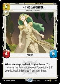 The Daughter - Embodiment of Light (Foil) - Legends of the Force - Star Wars: Unlimited card
