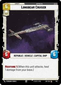 Longbeam Cruiser (Foil) - Legends of the Force - Star Wars: Unlimited card