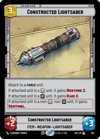 Constructed Lightsaber (Foil) - Legends of the Force - Star Wars: Unlimited card