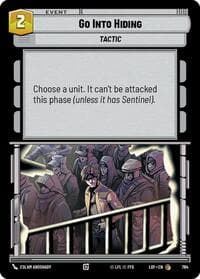 Go Into Hiding (Foil) - Legends of the Force - Star Wars: Unlimited card