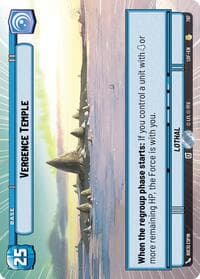 Vergence Temple (Hyperspace Foil) - Legends of the Force - Star Wars: Unlimited card