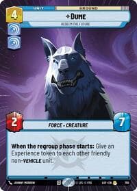 Dume - Redeem the Future (Hyperspace Foil) - Legends of the Force - Star Wars: Unlimited card