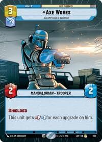 Axe Woves - Accomplished Warrior (Hyperspace Foil) - Legends of the Force - Star Wars: Unlimited card