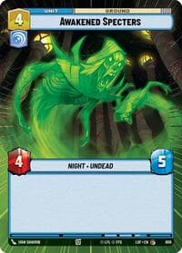 Awakened Specters (Hyperspace Foil) - Legends of the Force - Star Wars: Unlimited card