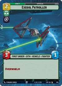 Exegol Patroller (Hyperspace Foil) - Legends of the Force - Star Wars: Unlimited card