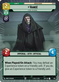 Vanee - I Live to Serve (Hyperspace Foil) - Legends of the Force - Star Wars: Unlimited card