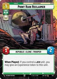 Point Rain Reclaimer (Hyperspace Foil) - Legends of the Force - Star Wars: Unlimited card