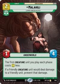 Malakili - Loving Rancor Keeper (Hyperspace Foil) - Legends of the Force - Star Wars: Unlimited card