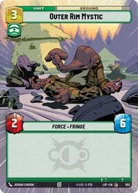 Outer Rim Mystic (Hyperspace Foil) - Legends of the Force - Star Wars: Unlimited card