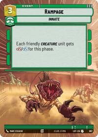 Rampage (Hyperspace Foil) - Legends of the Force - Star Wars: Unlimited card