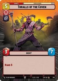 Thralls of the Coven (Hyperspace Foil) - Legends of the Force - Star Wars: Unlimited card