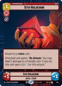 Sith Holocron (Hyperspace Foil) - Legends of the Force - Star Wars: Unlimited card