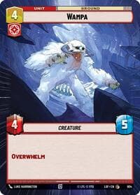 Wampa (Hyperspace Foil) - Legends of the Force - Star Wars: Unlimited card