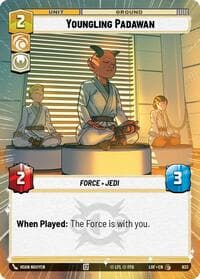 Youngling Padawan (Hyperspace Foil) - Legends of the Force - Star Wars: Unlimited card