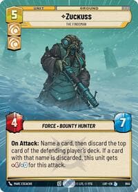 Zuckuss - The Findsman (Hyperspace Foil) - Legends of the Force - Star Wars: Unlimited card