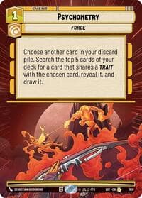 Psychometry (Hyperspace Foil) - Legends of the Force - Star Wars: Unlimited card