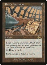 Urza's Blueprints - Urza's Legacy - Magic: The Gathering card