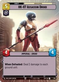 HK-87 Assassin Droid (Hyperspace Foil) - Legends of the Force - Star Wars: Unlimited card