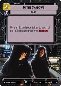 In the Shadows (Hyperspace Foil) - Legends of the Force - Star Wars: Unlimited card