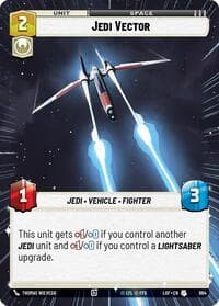 Jedi Vector (Hyperspace Foil) - Legends of the Force - Star Wars: Unlimited card