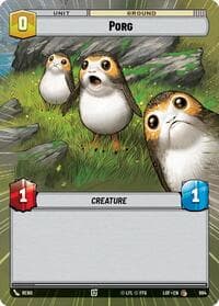 Porg (Hyperspace Foil) - Legends of the Force - Star Wars: Unlimited card