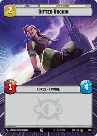 Gifted Urchin (Hyperspace Foil) - Legends of the Force - Star Wars: Unlimited card