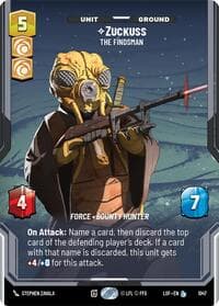 Zuckuss - The Findsman (Prestige) - Legends of the Force - Star Wars: Unlimited card