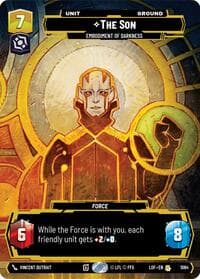 The Son - Embodiment of Darkness (Prestige) - Legends of the Force - Star Wars: Unlimited card