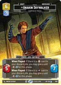 Anakin Skywalker - Champion of Mortis (Prestige) - Legends of the Force - Star Wars: Unlimited card