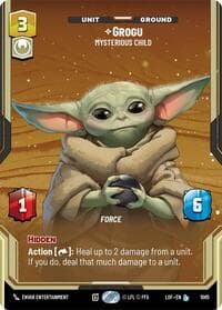 Grogu - Mysterious Child (Prestige Foil) - Legends of the Force - Star Wars: Unlimited card