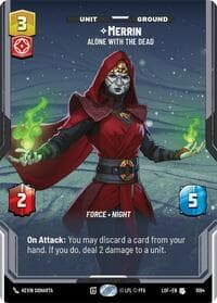 Merrin - Alone with the Dead (Prestige Foil) - Legends of the Force - Star Wars: Unlimited card