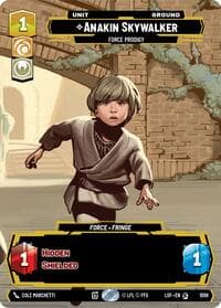 Anakin Skywalker - Force Prodigy (Prestige Foil) - Legends of the Force - Star Wars: Unlimited card