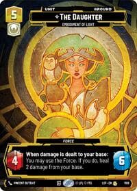 The Daughter - Embodiment of Light (Prestige Foil) - Legends of the Force - Star Wars: Unlimited card