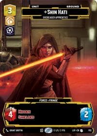 Shin Hati - Overeager Apprentice (Prestige Foil) - Legends of the Force - Star Wars: Unlimited card