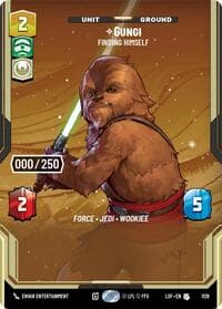Gungi - Finding Himself (Serialized) - Legends of the Force - Star Wars: Unlimited card