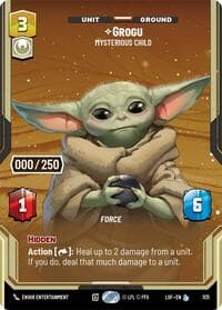 Grogu - Mysterious Child (Serialized) - Legends of the Force - Star Wars: Unlimited card