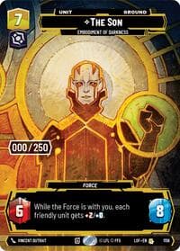The Son - Embodiment of Darkness (Serialized) - Legends of the Force - Star Wars: Unlimited card