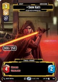 Shin Hati - Overeager Apprentice (Serialized) - Legends of the Force - Star Wars: Unlimited card
