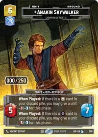 Anakin Skywalker - Champion of Mortis (Serialized) - Legends of the Force - Star Wars: Unlimited card