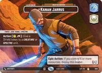 Kanan Jarrus - Help Us Survive (Showcase) - Legends of the Force - Star Wars: Unlimited card