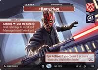 Darth Maul - Sith Revealed (Showcase) - Legends of the Force - Star Wars: Unlimited card