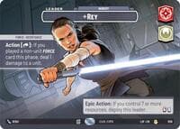 Rey - Nobody (Showcase) - Legends of the Force - Star Wars: Unlimited card